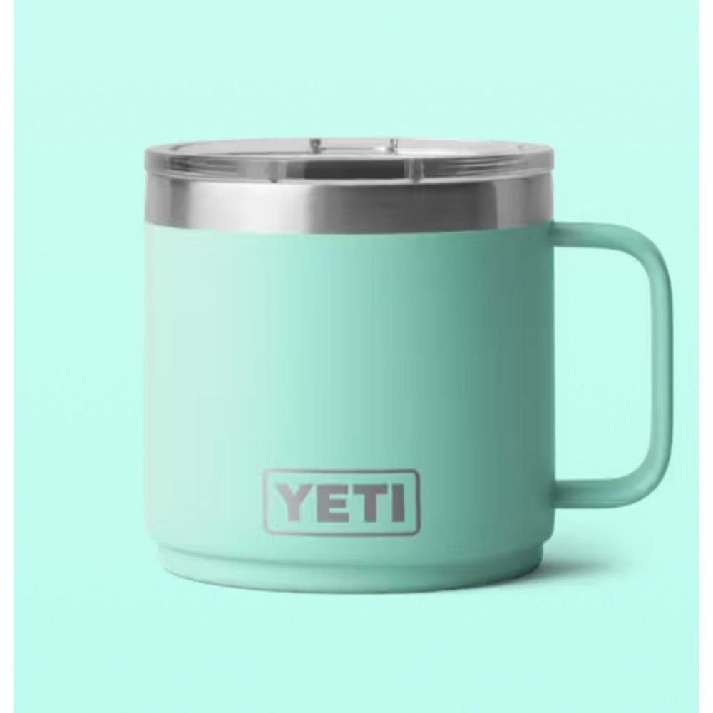 Yeti Rambler Stackable Mug in Seafoam ~ 14Oz